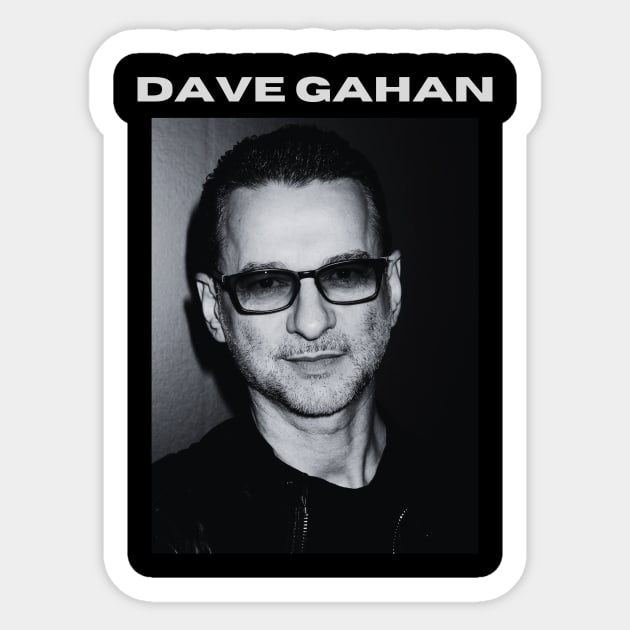 Dave Gahan Sticker by Cool Tee Men